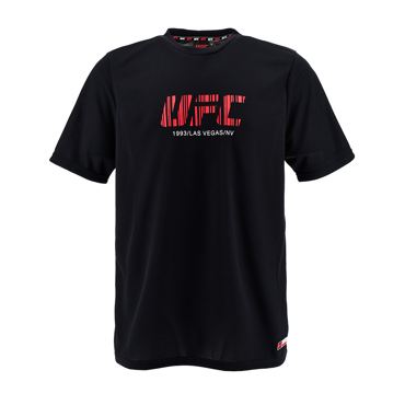UFC OFFICIAL LOGO DRYFIT LINES TSHIRT -BLACK